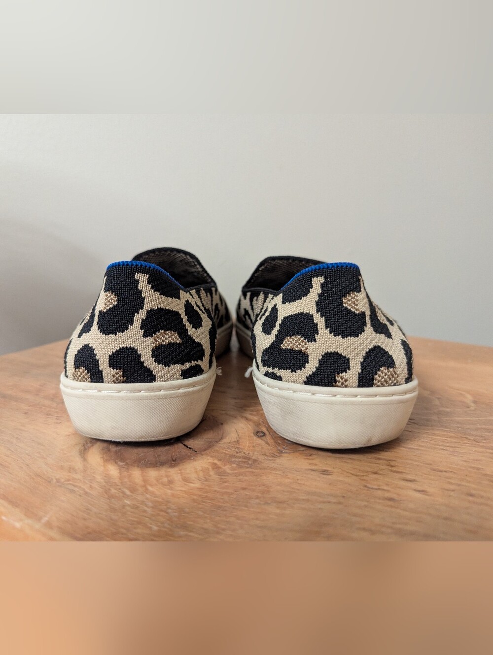 Rothy's The Original Slip-on Sneaker - Desert Cat (Leopard Print) - Picture 4 of 13